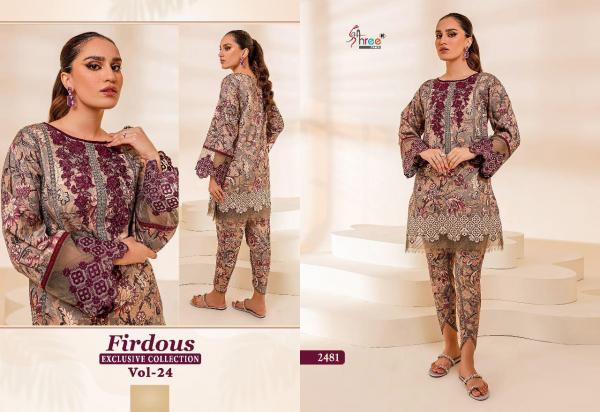 Shree Firdous Exclusive Collection Vol 24  Cotton Pakistani Suits Collection